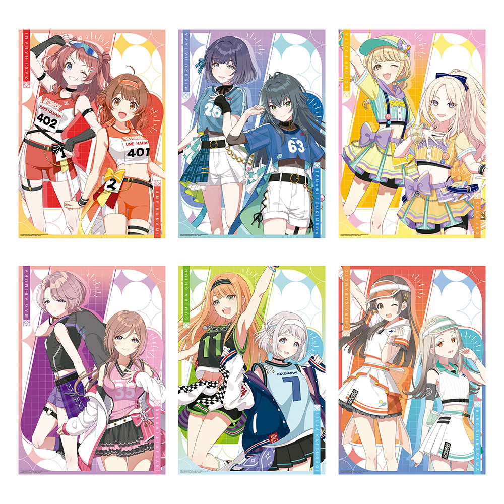 Ichiban Kuji The Idolmaster: Gakuen Prize D A3 Clear Poster ~Original Illustration~ - Mandorama