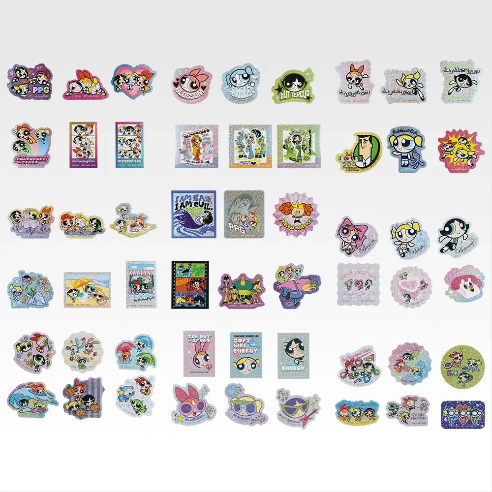 Ichiban Kuji The Powerpuff Girls Prize H Sparkle ☆ Sticker Collection - Mandorama