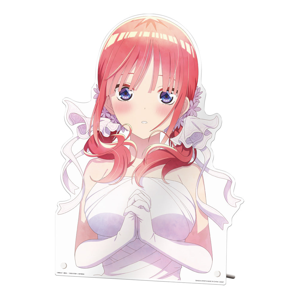 Ichiban Kuji The Quintessential Quintuplets Prize C Bust-Up Acrylic Board ~Nino Nakano Wedding~ - Mandorama
