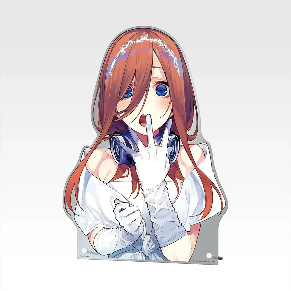 Ichiban Kuji The Quintessential Quintuplets Prize C Miku Nakano Bust-up Acrylic Board - Mandorama
