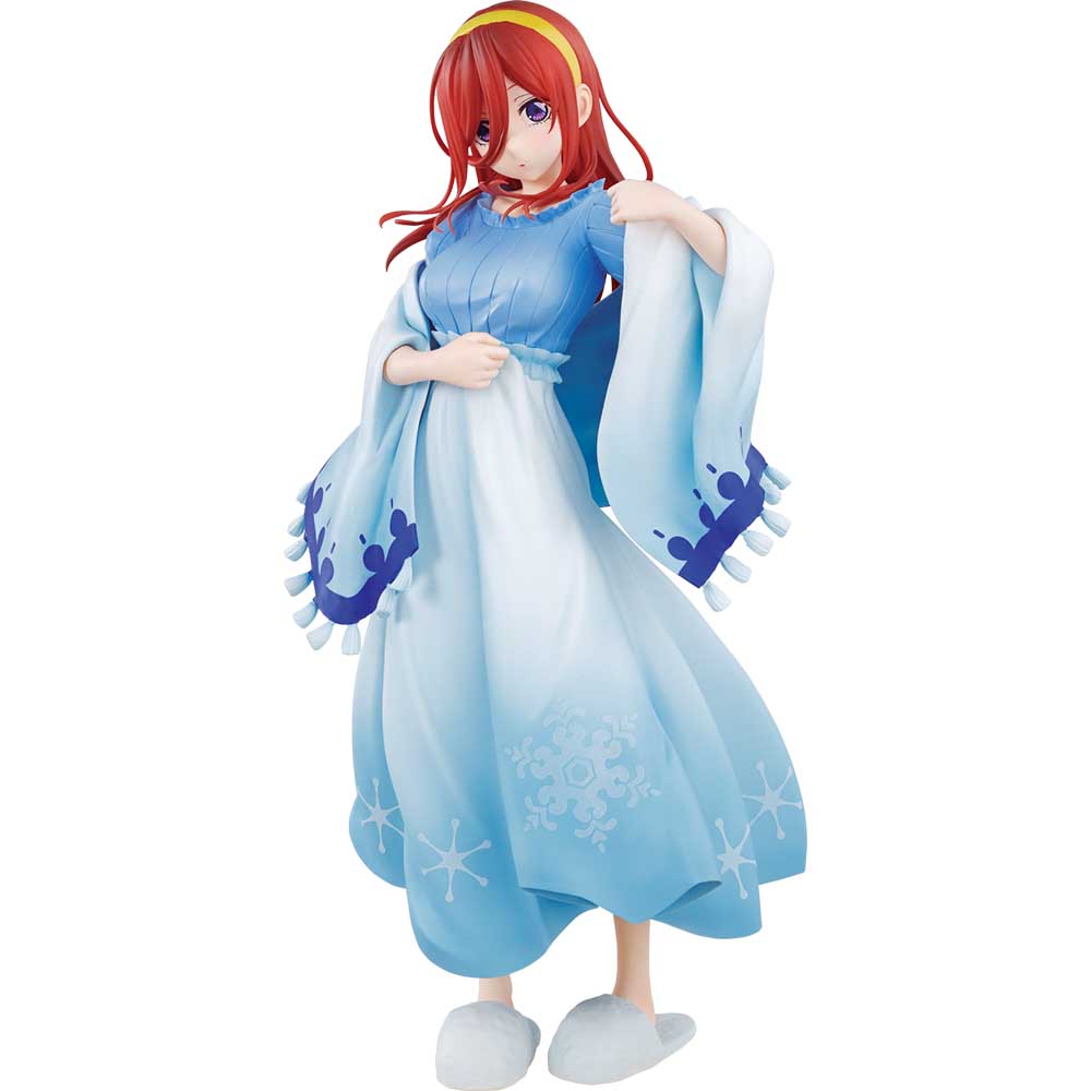 Ichiban Kuji The Quintessential Quintuplets Prize C Miku Nakano Figure ~Snow Room Wear~ - Mandorama