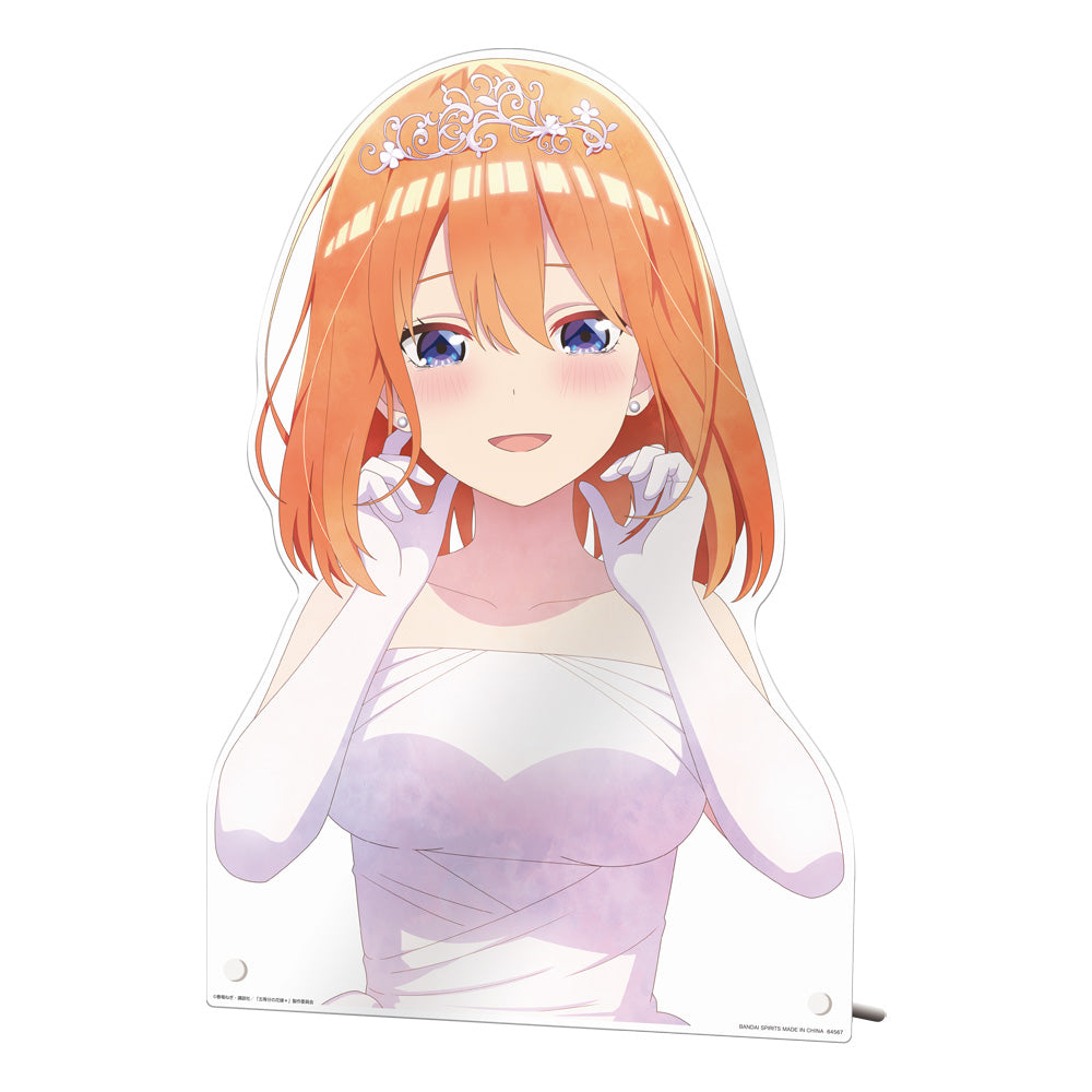Ichiban Kuji The Quintessential Quintuplets Prize E Bust-Up Acrylic Board ~Yotsuba Nakano Wedding~ - Mandorama