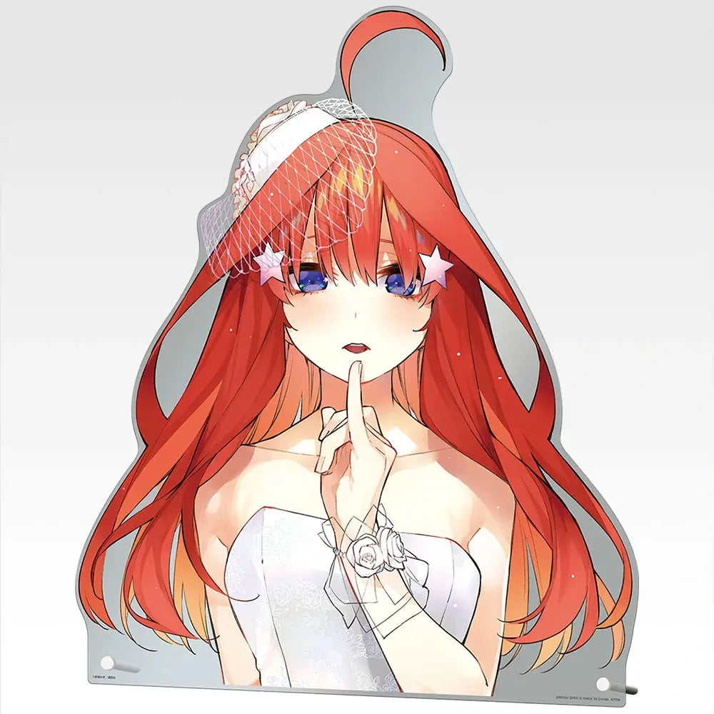 Ichiban Kuji The Quintessential Quintuplets Prize E Itsuki Nakano Bust-up Acrylic Board - Mandorama
