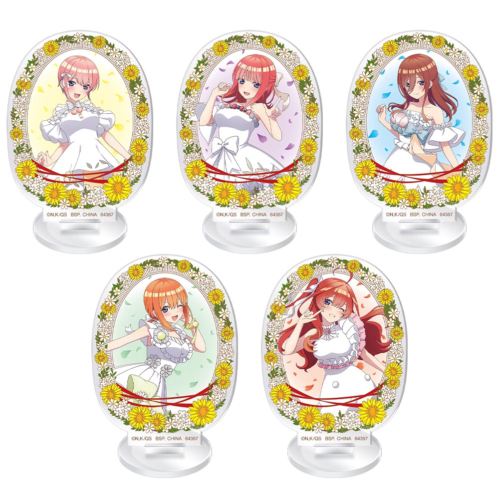 Ichiban Kuji The Quintessential Quintuplets Prize F Acrylic Stand 2024 Quintuplets Birthday Ver. - Mandorama