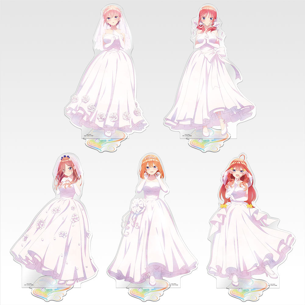Ichiban Kuji The Quintessential Quintuplets Prize F Big Acrylic Stand ~Wedding Illustration~ - Mandorama