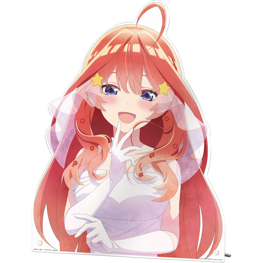 Ichiban Kuji The Quintessential Quintuplets Prize F Bust-Up Acrylic Board ~Itsuki Nakano Wedding~ - Mandorama