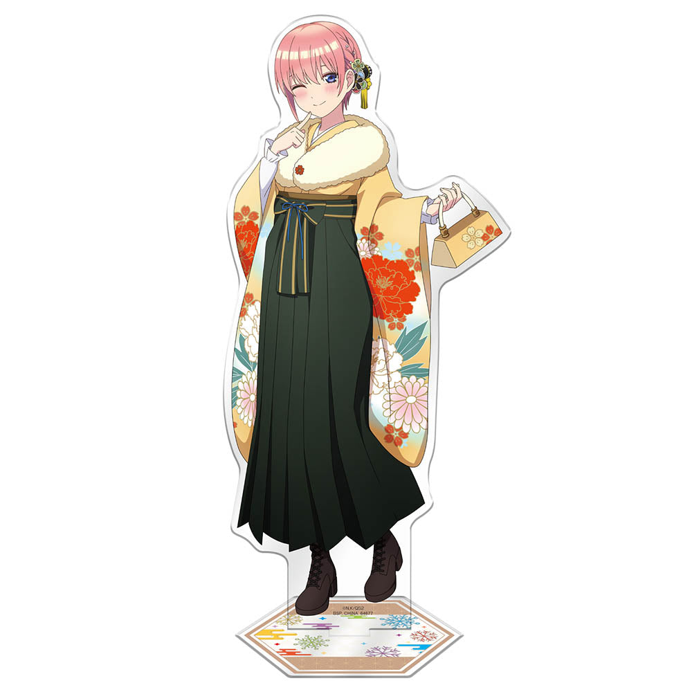 Ichiban Kuji The Quintessential Quintuplets Prize F Ichika Nakano Big Acrylic Stand ~New Year Style~ - Mandorama
