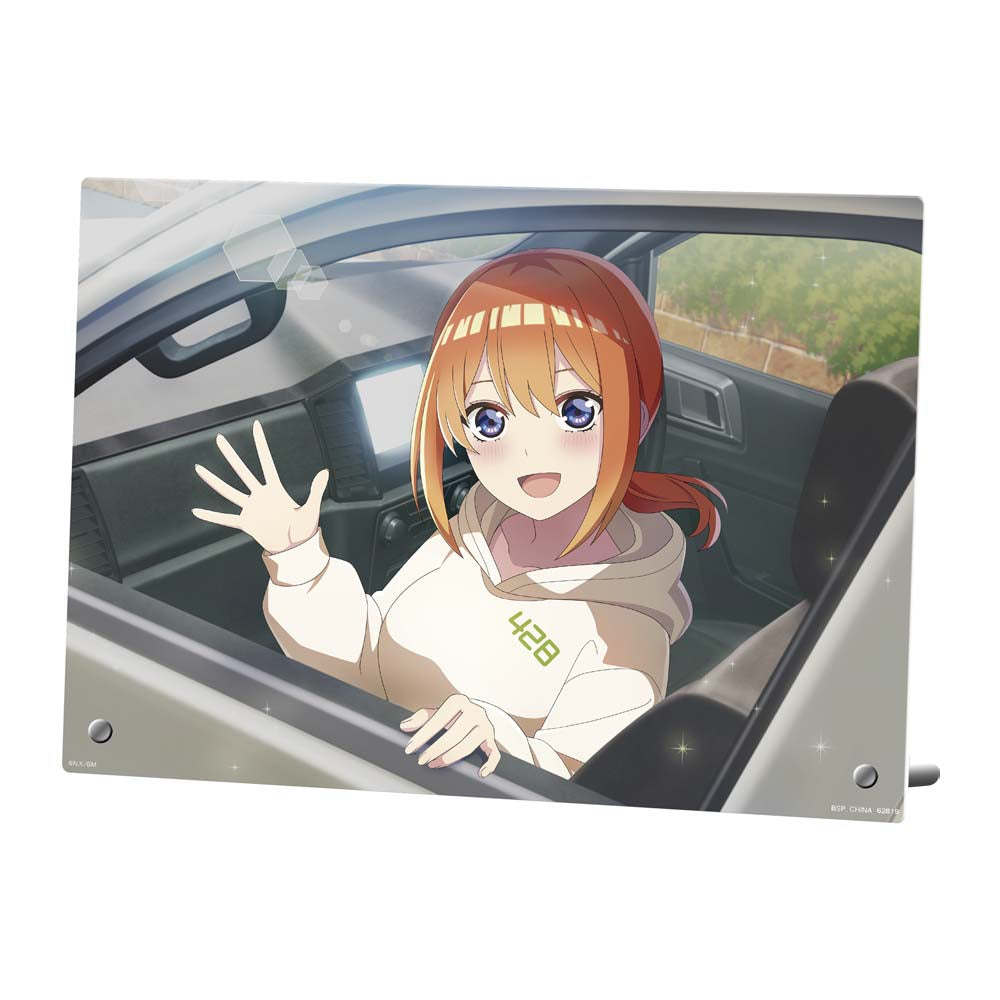 Ichiban Kuji The Quintessential Quintuplets Prize F Yotsuba Nakano Illustration Acrylic Board - Mandorama