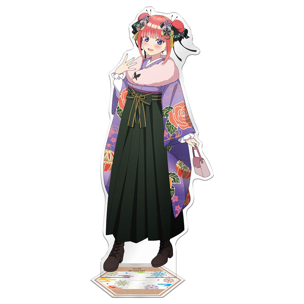 Ichiban Kuji The Quintessential Quintuplets Prize G Nino Nakano Big Acrylic Stand ~New Year Style~ - Mandorama
