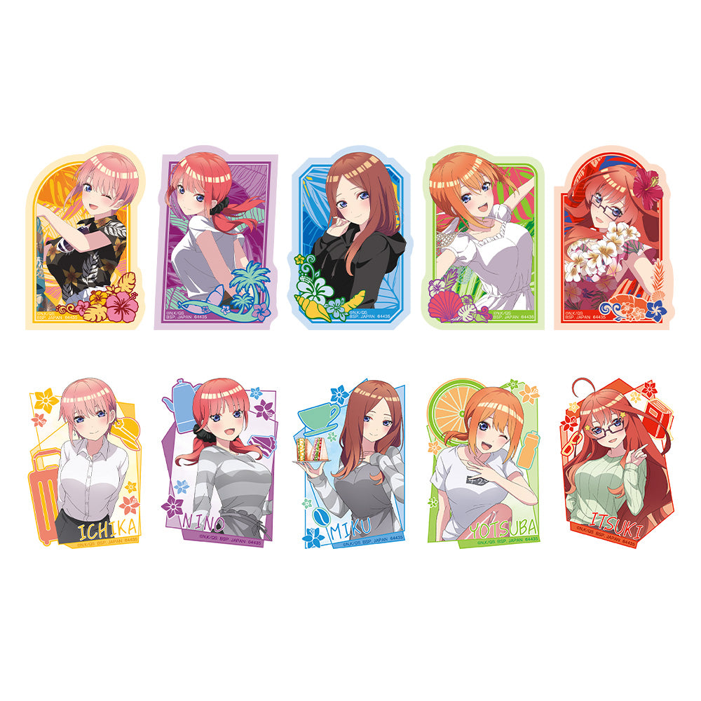Ichiban Kuji The Quintessential Quintuplets Prize H Travel Sticker Set - Mandorama