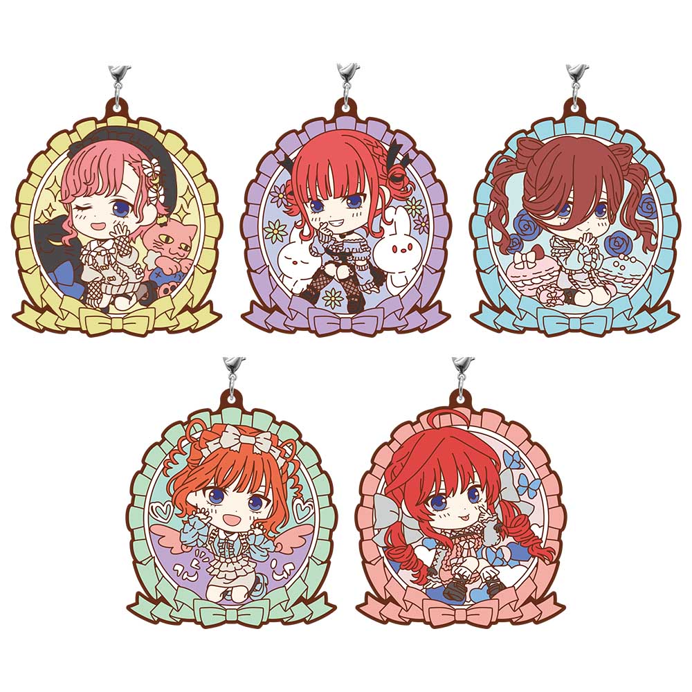 Ichiban Kuji The Quintessential Quintuplets Prize I Rubber Charm Set - Mandorama