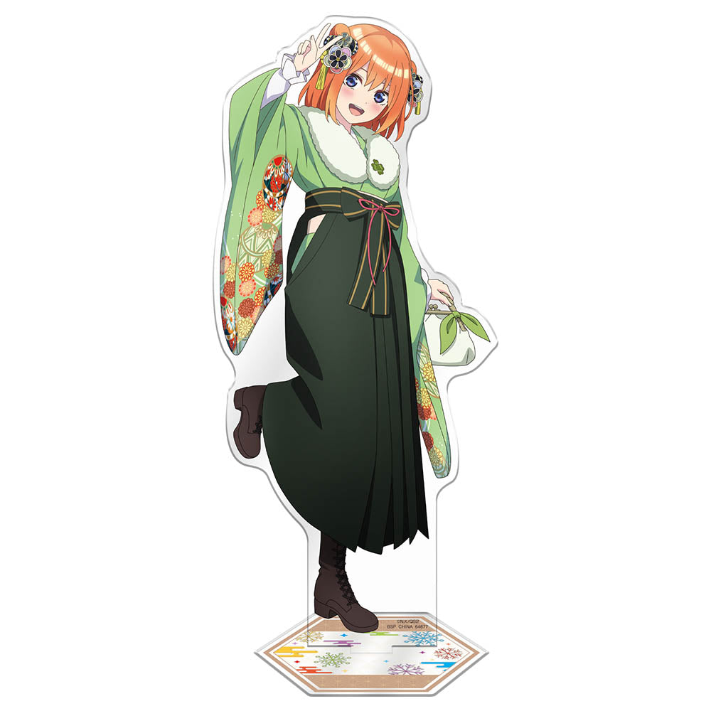 Ichiban Kuji The Quintessential Quintuplets Prize I Yotsuba Nakano Big Acrylic Stand ~New Year Style~ - Mandorama