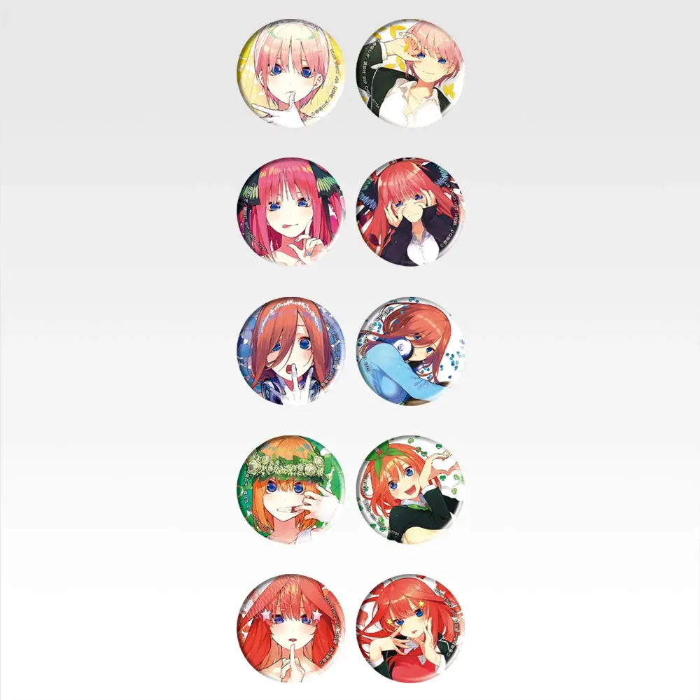 Ichiban Kuji The Quintessential Quintuplets Prize J Can Badge Set - Mandorama