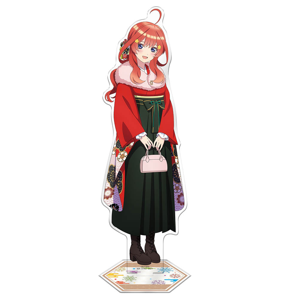 Ichiban Kuji The Quintessential Quintuplets Prize J Itsuki Nakano Big Acrylic Stand ~New Year Style~ - Mandorama