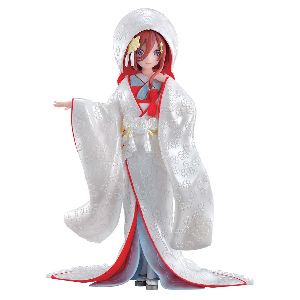 Ichiban Kuji The Quintessential Quintuplets Season 2 Prize C Miku Nakano Figure ~White Wedding Dress~ - Mandorama