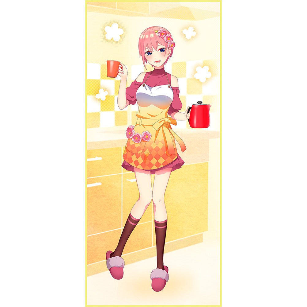 Ichiban Kuji The Quintessential Quintuplets Season 2 Prize F Ichika Nakano Microfiber Towel ~Flower Apron Outfit~ - Mandorama