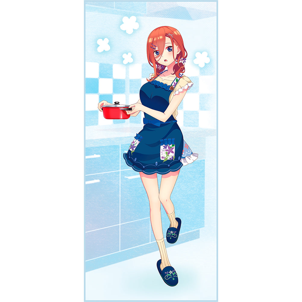 Ichiban Kuji The Quintessential Quintuplets Season 2 Prize H Miku Nakano Microfiber Towel ~Flower Apron Outfit~ - Mandorama