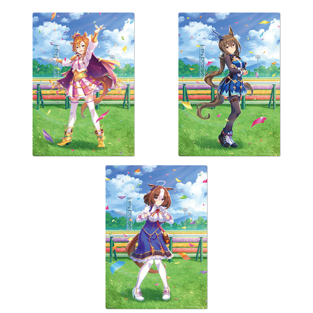 Ichiban Kuji Uma Musume Pretty Derby Last One Prize Illustration Board Set - Mandorama