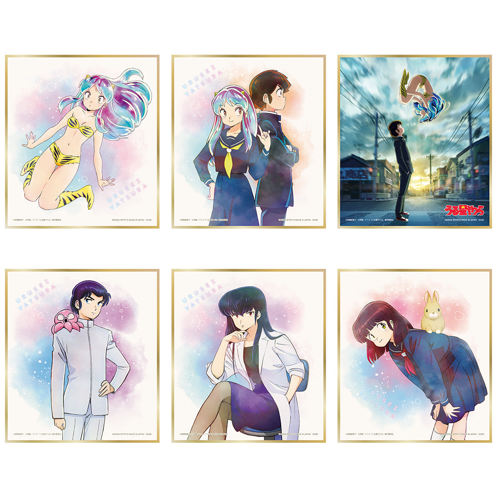 Ichiban Kuji Urusei Yatsura Prize D Mini Shikishi Collection - Mandorama