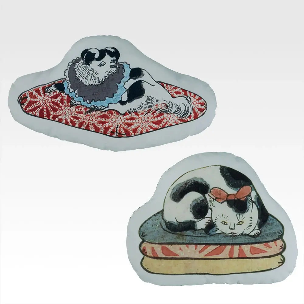 Ichiban Kuji Utagawa School Prize C Ke no Nikomono Cushion - Mandorama