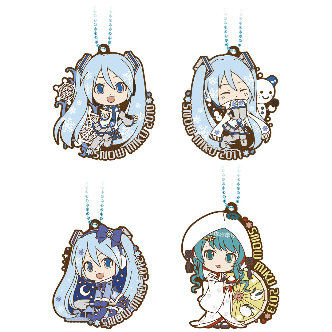 Ichiban Kuji Vocaloid Prize E Snow Miku All-Stars Rubber Charm (2010–2013) - Mandorama