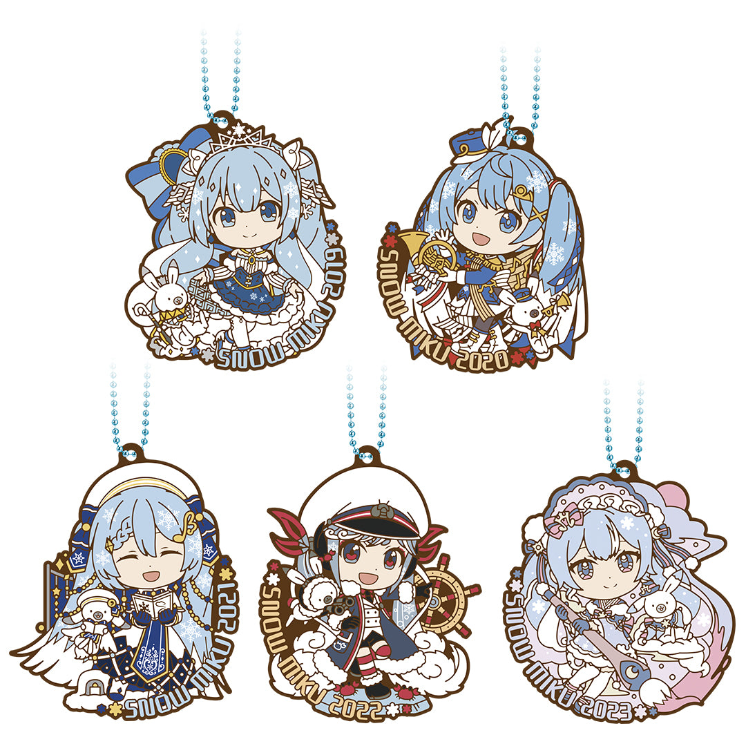 Ichiban Kuji Vocaloid Prize G Snow Miku All-Stars Rubber Charm (2019–2023) - Mandorama