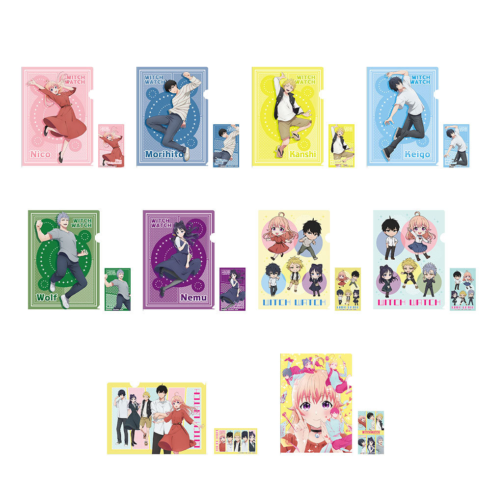 Ichiban Kuji Witch Watch Prize H Clear File & Sticker Set - Mandorama