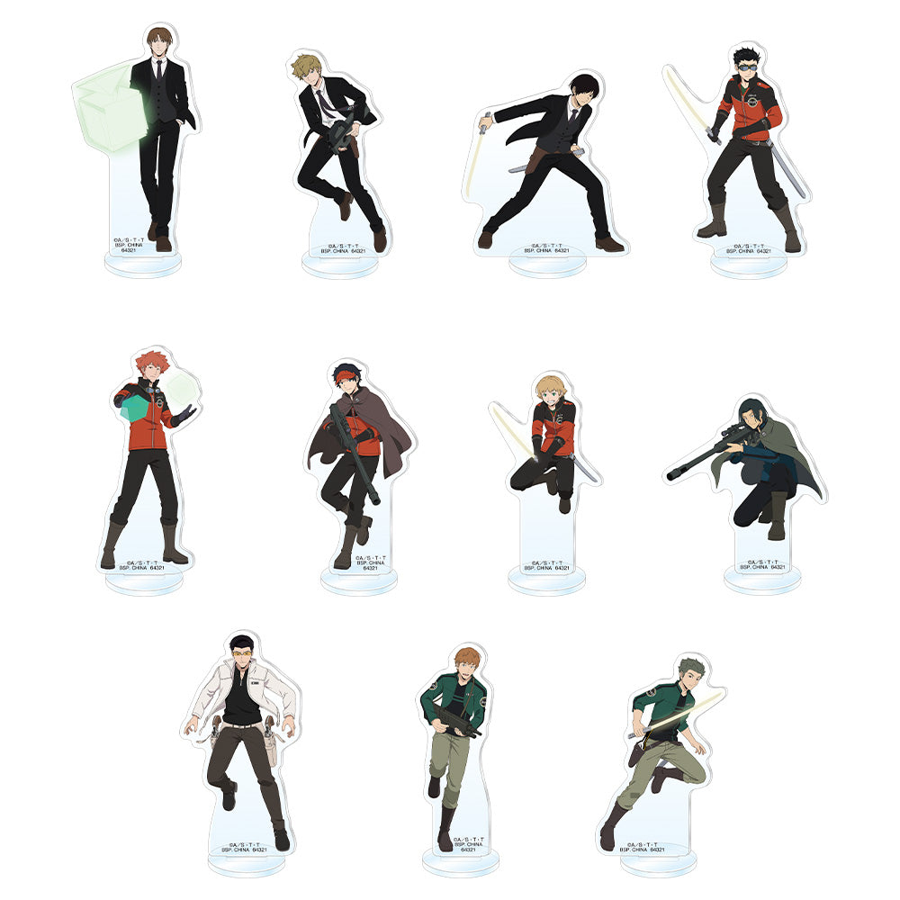 Ichiban Kuji World Trigger Prize G B-Rank Squad Members Acrylic Stand - Mandorama
