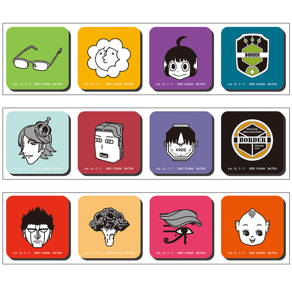 Ichiban Kuji World Trigger Prize H Oji Squad Tactical Conference Icon Magnet - Mandorama