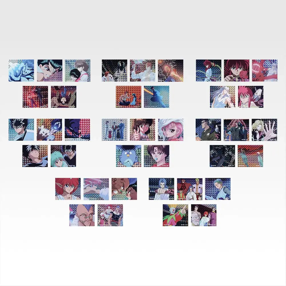 Ichiban Kuji Yu Yu Hakusho Prize G Flake Prism Sticker Set - Mandorama