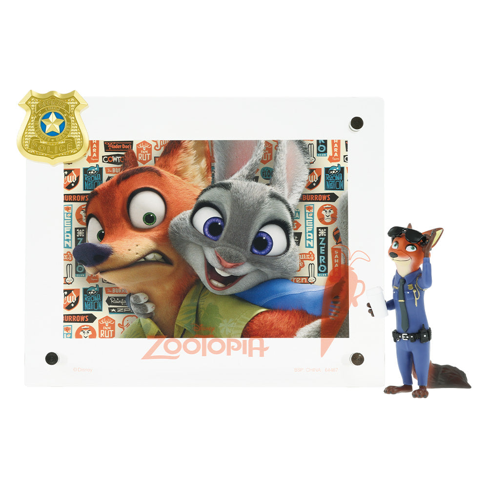 Ichiban Kuji Zootopia Prize B Card Stand with Figure - Mandorama