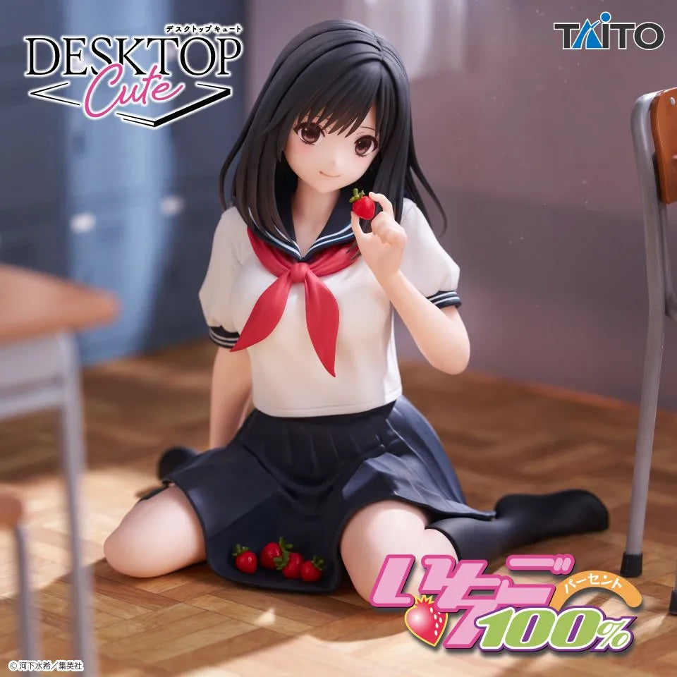 Aya Toujou Ichigo 100% Desktop Cute Prize Figure by Taito (07/2026) - Mandorama [src:https://tokutame.net/wp-content/uploads/2026/07/prize-202607-ichigo100-taito1.webp]