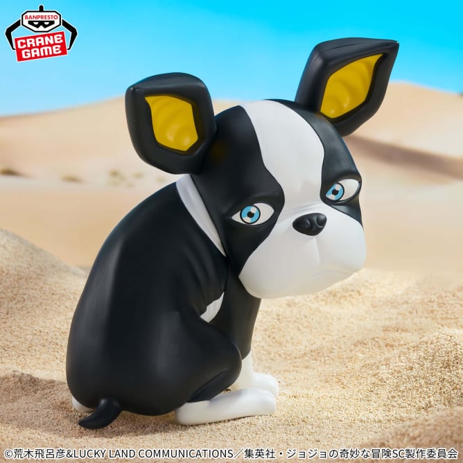 Iggy JoJo's Bizarre Adventure SOFVIMATES Prize Figure by Banpresto - Mandorama [src:https://figisland.net/wp-content/uploads/2025/11/s01011615053977.jpg]