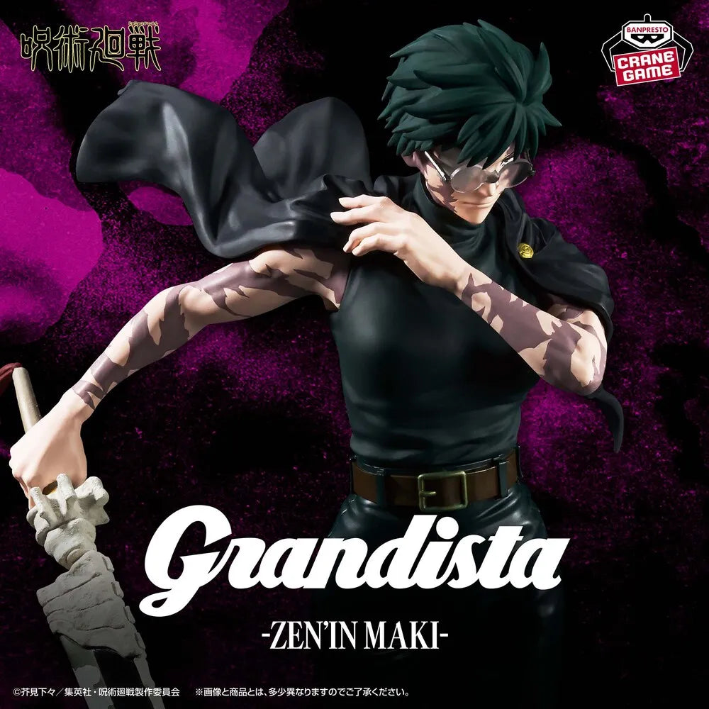 Maki Zenin Jujutsu Kaisen GRANDISTA Prize Figure by Banpresto (07/2026) - Mandorama [src:https://tokutame.net/wp-content/uploads/2026/06/prize-202607-jujutsu-banpresto2.webp]