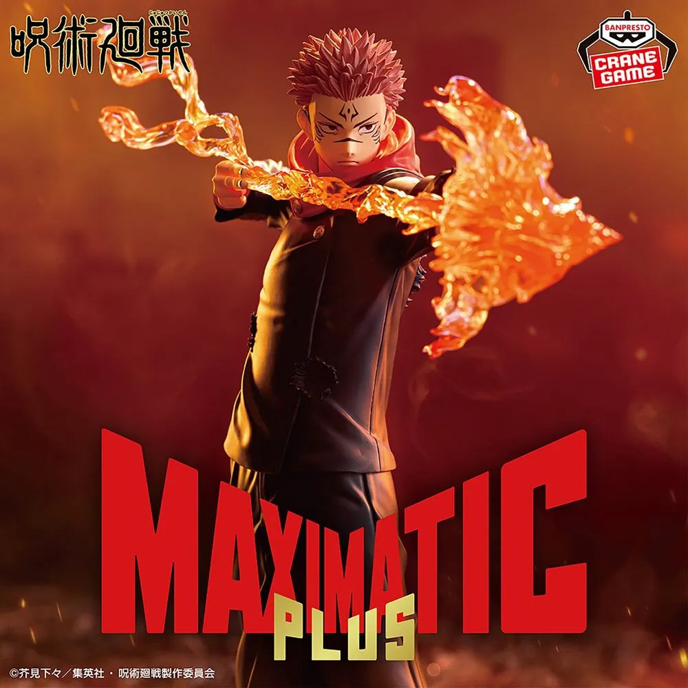 Ryomen Sukuna Jujutsu Kaisen MAXIMATIC PLUS Prize Figure by Banpresto (12/2025) - Mandorama [src:https://tokutame.net/wp-content/uploads/2025/11/prize-20251223-jujutsu-banpresto1.webp]