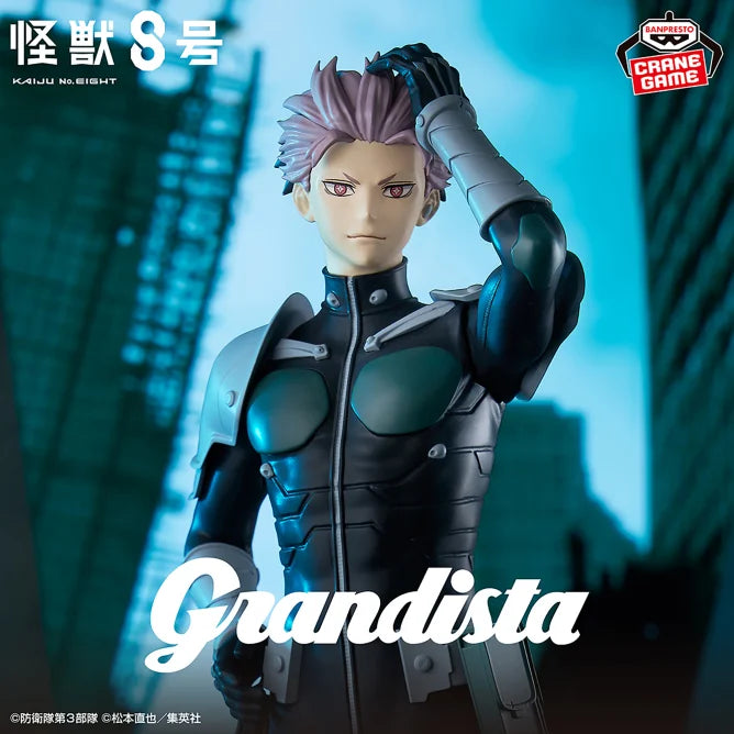 Gen Narumi Kaiju No. 8 GRANDISTA Prize Figure by Banpresto (07/2025) - Mandorama [src:https://tokutame.net/wp-content/uploads/2025/06/prize-20250715-kaiju8-banpresto1.webp]