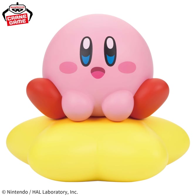 カービィ(ワープスターver.) Kirby SOFVIMATES Prize Figure by Banpresto (11/2025) - Mandorama [src:https://figisland.net/wp-content/uploads/2025/10/s01011615053465.jpg]