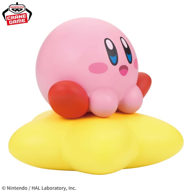 カービィ(ワープスターver.) Kirby SOFVIMATES Prize Figure by Banpresto (11/2025) - Mandorama [src:https://figisland.net/wp-content/uploads/2025/10/s01011615053467.jpg]