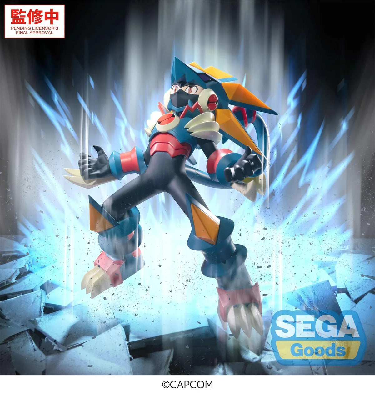 MegaMan (Gregar Beast Out) Mega Man Luminasta Prize Figure by Sega (11/2026) - Mandorama