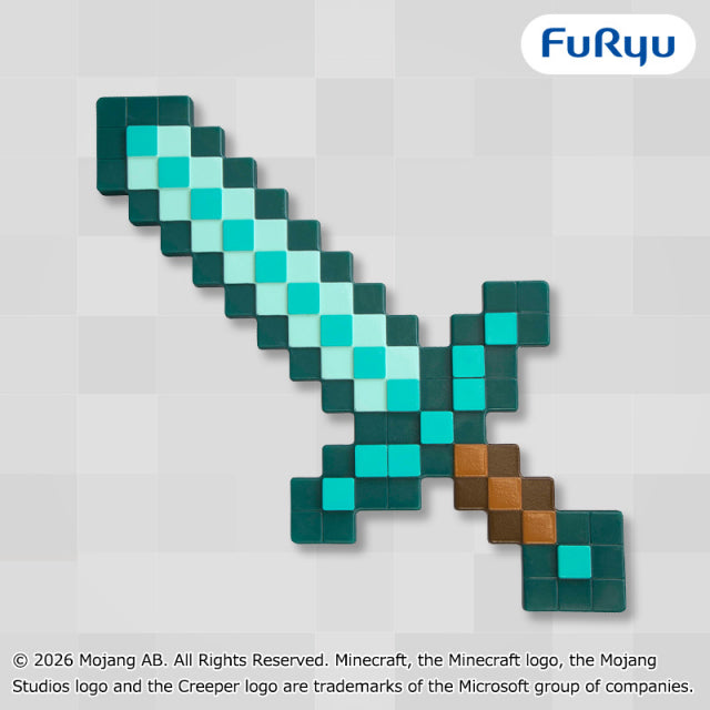 Diamond Sword Minecraft AM Prize Prize Figure by FuRyu - Mandorama