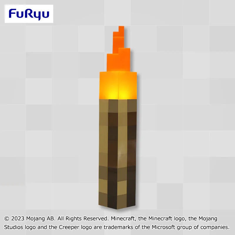 Torch Minecraft Light-Up Torch Prize Figure by FuRyu - Mandorama