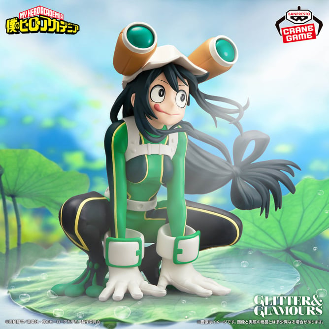 Tsuyu Asui My Hero Academia Glitter & Glamours Prize Figure by Banpresto (10/2025) - Mandorama [src:https://figisland.net/wp-content/uploads/2025/09/s01011615052886.jpg]