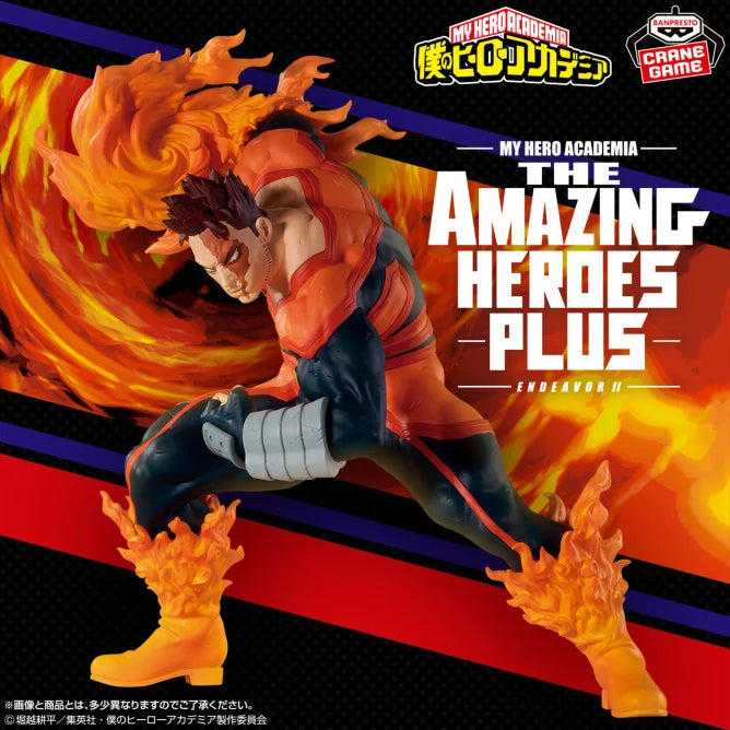 Endeavor My Hero Academia The Amazing Heroes Prize Figure by Banpresto - Mandorama