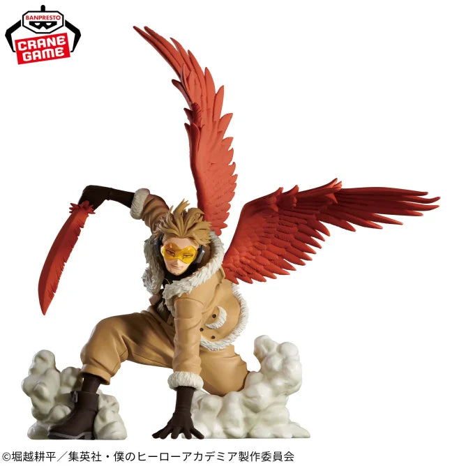Hawks My Hero Academia THE AMAZING HEROES PLUS Prize Figure by Banpresto (03/2025) - Mandorama [src:https://figisland.net/wp-content/uploads/2025/02/s01011615047940.webp]