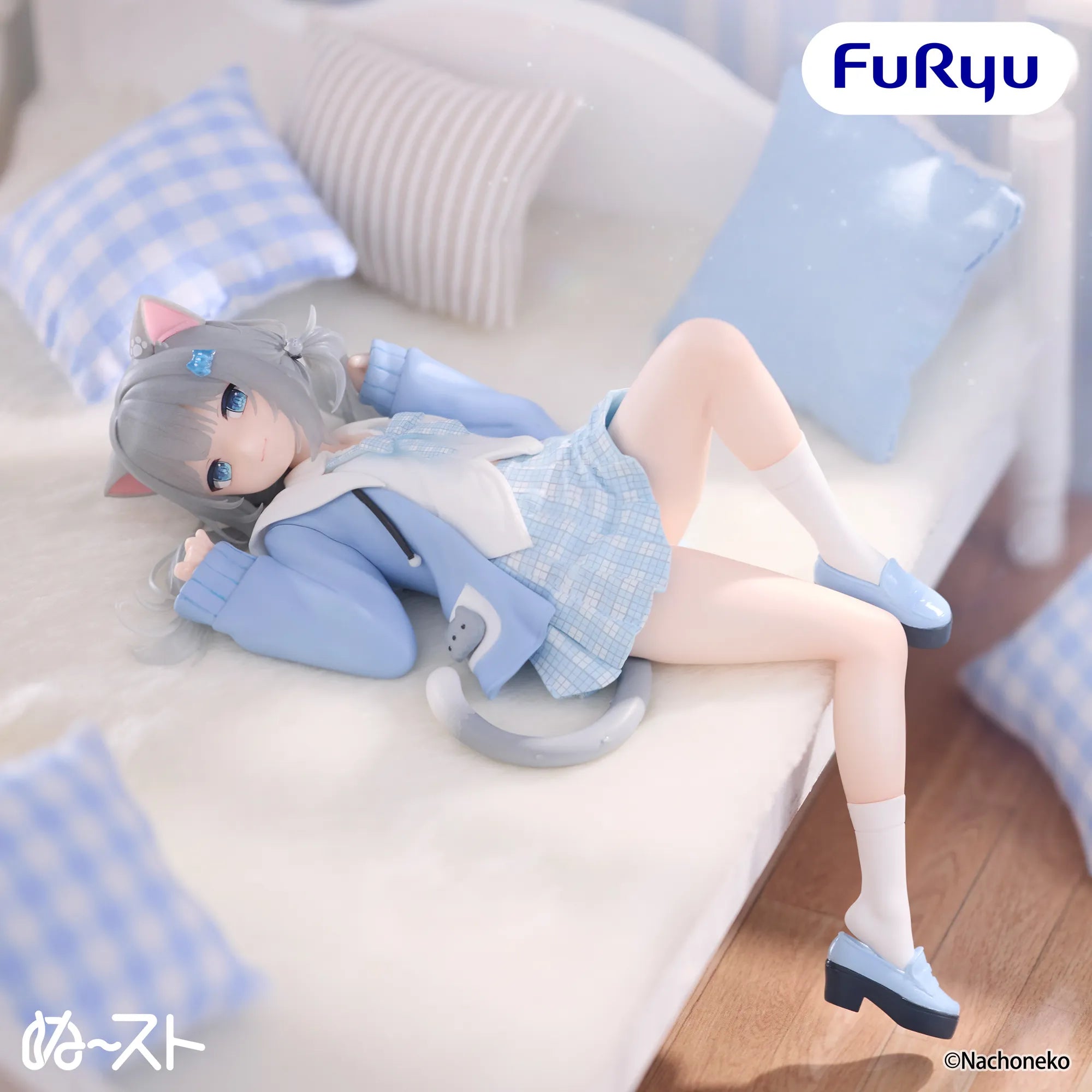 Nachoneko Nachoneko Noodle Stopper Figure Prize Figure by FuRyu - Mandorama [src:https://tokutame.net/wp-content/uploads/2026/06/prize-202610-nachoneko-furyu.webp]