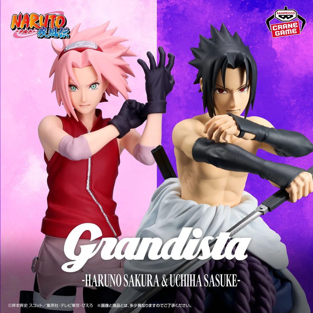 Sakura Haruno, Sasuke Uchiha Naruto: Shippuden GRANDISTA Prize Figure by Banpresto - Mandorama