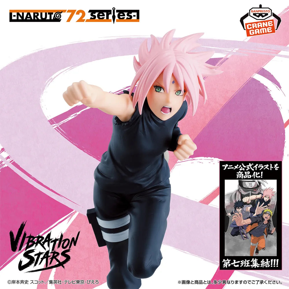 Haruno Sakura Naruto VIBRATION STARS Prize Figure by Banpresto (09/2026) - Mandorama [src:https://tokutame.net/wp-content/uploads/2026/08/prize-202609-naruto-banpresto6.webp]
