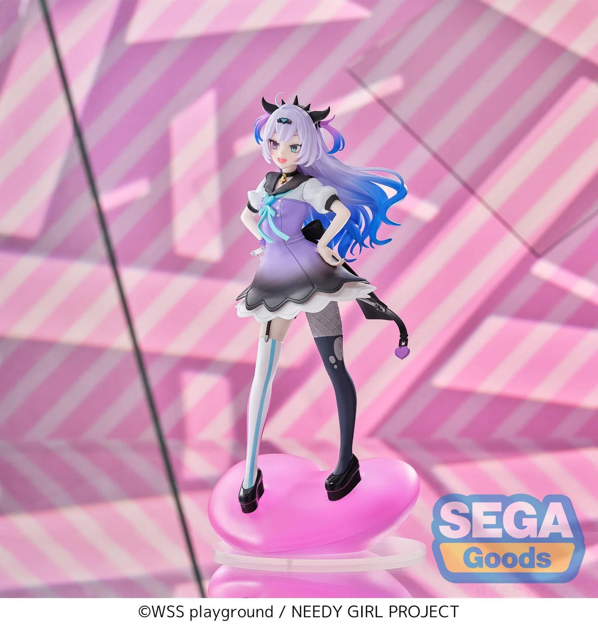 Purple Lollipop NEEDY GIRL OVERDOSE XStellar Prize Figure by Sega (12/2026) - Mandorama [src:https://cdn.shopify.com/s/files/1/0095/6910/8015/files/04_6cce4086-6399-4f36-8f14-6f02623a19bb.webp?v=1785893911]