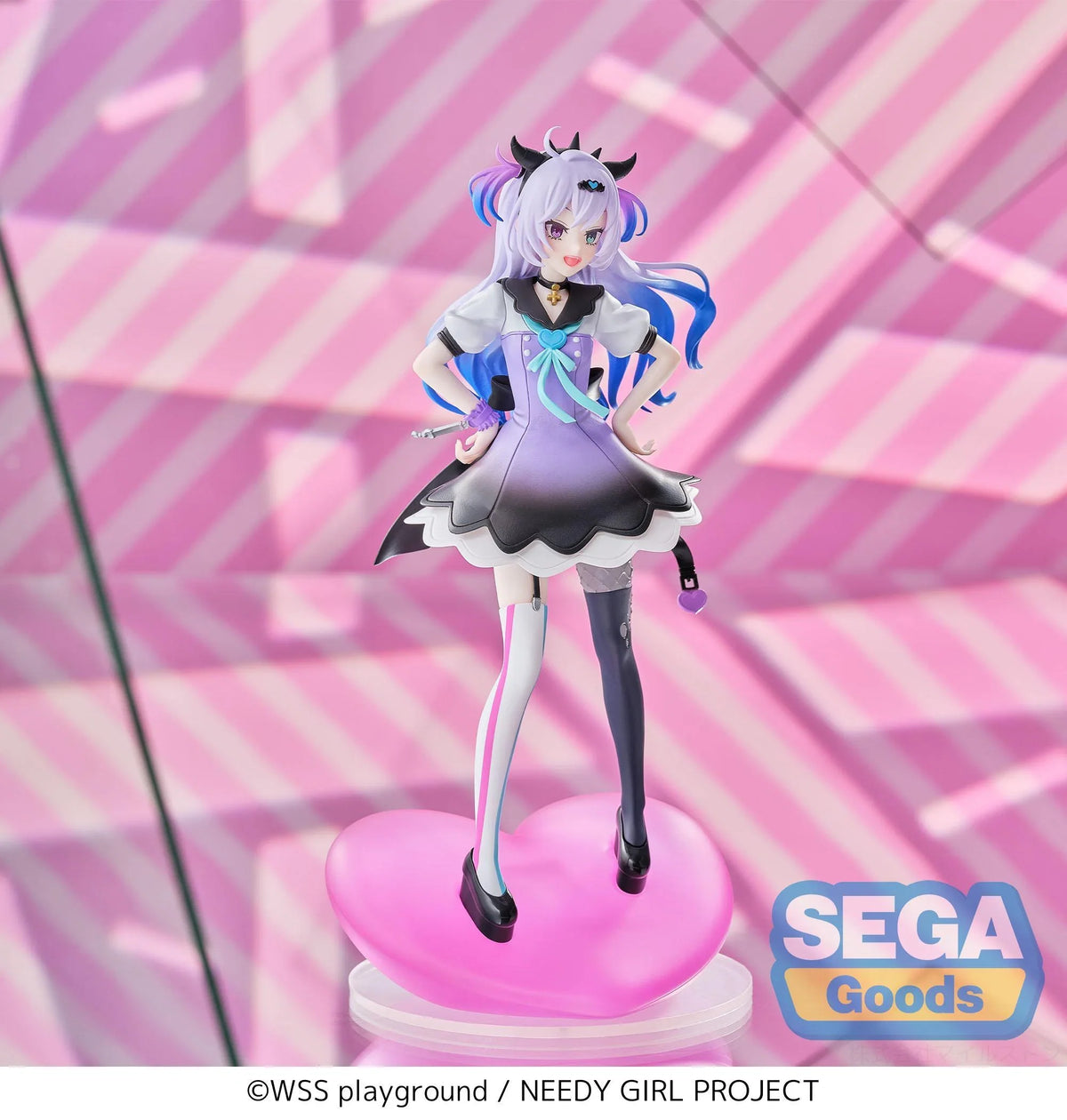 Purple Lollipop NEEDY GIRL OVERDOSE XStellar Prize Figure by Sega (12/2026) - Mandorama [src:https://cdn.shopify.com/s/files/1/0095/6910/8015/files/05_a1aa6f42-f0ac-4360-bcf3-a62709003c32.webp?v=1785893917]