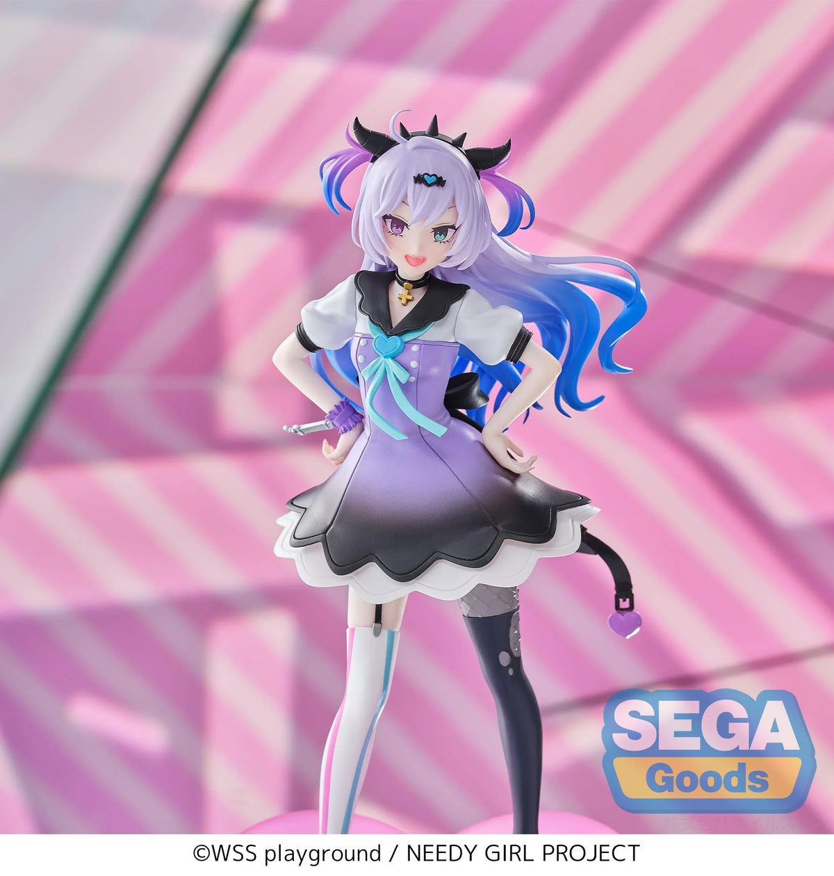 Purple Lollipop NEEDY GIRL OVERDOSE XStellar Prize Figure by Sega (12/2026) - Mandorama [src:https://cdn.shopify.com/s/files/1/0095/6910/8015/files/06_79a2b123-fd5e-4835-9df5-579ab81048b7.webp?v=1785893921]